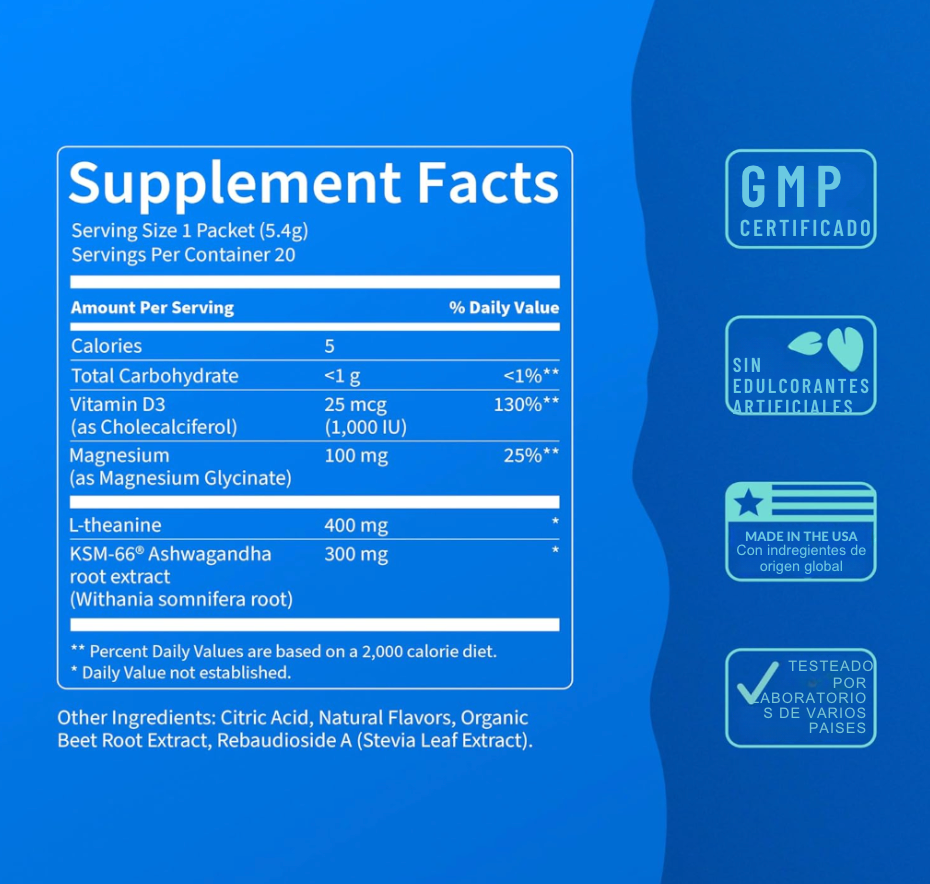 SuperCalm® - Baja Tu Cortisol. Recupera Tu Cara.